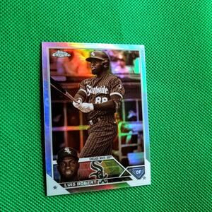 Luis Robert #125 Topps Chrome Sepia Rainbow Refractor 2023